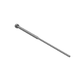CH - Stepped Ejector Pin Form C Hardened