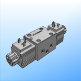 41 211 DL3 Распределитель с электроуправлением в компактном исполнении - монтаж на плите - ISO 4401-03 (CETOP 03)