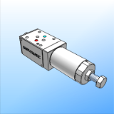 62 201 PZM3 Valvola riduttrice di pressione ad azione diretta a tre vie a taratura variabile - ISO 4401-03 (CETOP 03)