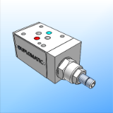 65 210 MVR-RS/P Обратный клапан с дросселем - ISO 4401-03 (CETOP 03)