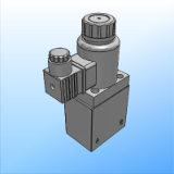 RPCED1-*/T3 - Three-way direct operated flow control valve with electric proportional control - ISO 6263-03 (CETOP 03)