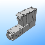 85 120 DXE3J* Электрогидравлический сервоклапан со встроенным электронным управлением, с обратной связью и OBE - ISO 4401-03