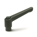 GN 300(d1) - Adjustable handles with threaded bushing