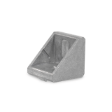 GN 30b Winkel, Aluminium, für Aluprofile (b-Baukasten), mit oder ohne Zubehör