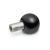 GN 319.5 B - Revolving ball knobs, Shaft Stainless Steel, Type B, with female thread