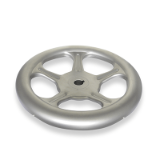 GN 228 - Stainless Steel-Handwheels, Bore code K, with keyway, Type A, without handle