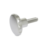 GN 5335 NI S - Stainless Steel-Star knobs with threaded stud