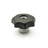 GN 6336.3 - Quick release hand knob, Bushing, Steel