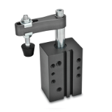 GN 875 - Swing Clamps, Type AC, Clamping arm with slotted hole, with two flanged washers and GN 708.1 spindle assembly