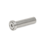GN 2342 - Stainless Steel-Assembly pins, Type B, with plain washer, Identification no. 1 without cross hole