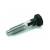 GN 717 - Stainless Steel-Indexing plungers, Type C with rest position (knob), without lock nut