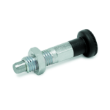 GN 717 - Indexing plungers, Type B without rest position (knob), without lock nut