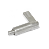 GN 721.5 - Stainless Steel-Cam action indexing plungers, Type RA, Right-hand lock