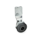 GN 115 - Latches, Operation with Socket Keys, Housing Collar Black, Type SK10 with hexagon