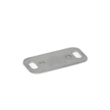 GN 7247.2 - Stainless Steel-Spacer plates for hinges GN 7241, GN 7243, GN 7247