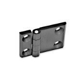 GN 237 - Hinge with extended hinge wings, Type A, 2x2 bores for countersunk screws