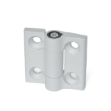 GN 437 - Stainless Steel-Hinges with adjustable friction, Type A, 2x2 bores for countersunk head screw