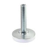 GN 6311.4 - Leveling Feet, Steel, Zinc Plated, Type N without plastic cap