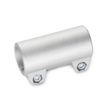 GN 242 - Tube Connectors, Aluminum, with screw, stainless steel