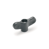 EWN-SST-FP - Wing nuts with stainless steel insert