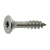 Reference 62309 - Countersunk flat head chipboard screw half thread six lobe recess - Stainless steel A2
