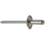 Reference 17200 - Blind rivet large flange head aluminium - Steel mandrel