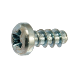 Reference 39661 - REMFORM® cheese head screw cross recess pozidrive - DIN 7500 CE - Zinc plated