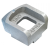 Model 95121 - LINDAPTER® RECESSED CLAMP TYPE A LONG - MALLEABLE IRON - ZINC PLATED