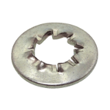 Model 72301 - Countersunk serrated lock washer JZC type internal teeth NFE 25512 - Zinc plated
