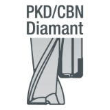 PCD, CBN and Diamond Coated End Mills