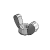 ROC-4162-007 - Wing & Fly Nuts - Metal Wing Nuts