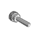 Thumb Screws - Knurled Metal with Washer Face