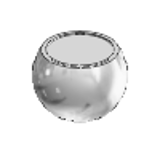 DK-760 - Ball Knobs - Recessed Top