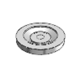 KHL-55 - Plastic Control Hand Wheels - Without Handle