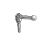 KHZ-132 Adjustable Handle Ball Knob Stainless Threaded-Stud - Male Clamping Handles - Ball-End Handle