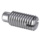 DIN 417 - Slotted set screws with full dog point
