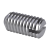 DIN 438 - Slotted set screws with cup point