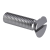 DIN ≈963 A - Slotted countersunk flat head screws, Thread to the head