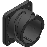 Dummy receptacle, front mount