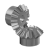 Conical straight toothed gears type B 1:1 module 2,5