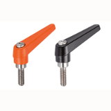 EH 24390. - Adjustable Clamping Levers with male thread
