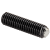EH 22700. - Ball-Ended Thrust Screws, headless, ball protected against rotating / flat-faced ball, ribbed surface