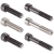 EH 22710. - Ball-Ended Thrust Screws, headed / flat-faced ball, ribbeds surface