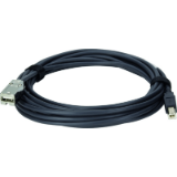 USB 2.0 PFT B plug - A HIFF jack 1,0m