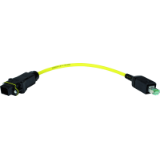 PP RJ45 OV, PP cable Hood,0,8m, 26/7,PUR