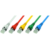 DualBoot RJ45 PP FRNC Cat.6A green 0,5m