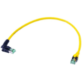 VB RJ45 LaR -DB RJ45 FRNC yellow 0.5m