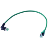 VB RJ45 LaR -DB RJ45 FRNC green 0.5m