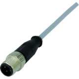 M12 Cable Assembly A-cod st/- m/- 0,5m