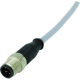 M12 Cable Assembly A-cod st/- m/- 0,5m